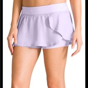 ATHLETA Flutter Skort in Lavender size small stlye 64575